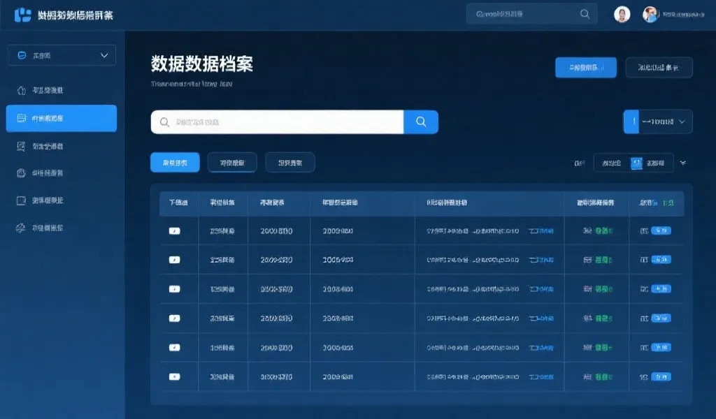 历史数据归档与查询界面示意